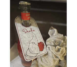 2€ ZUSATZTÜRCHEN 3. Dezember - Stickserie - 12 ITH Flaschenanhänger Vol. 3